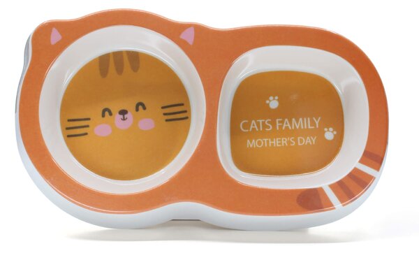 Vsepropejska Babs plastová miska pro psa či kočku Barva: Oranžová