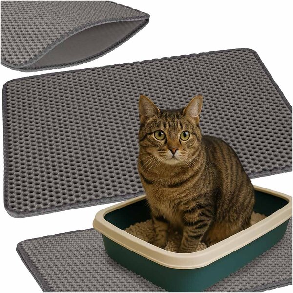 Vodotěsná dvouvrstvá podložka pro kočičí toaletu 40x60 cm XXL