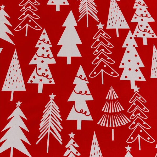 Prostěradlo a povlak na polštář CHRISTMAS TREES Rozměr: 50 x 70 cm | 140 x 240 cm