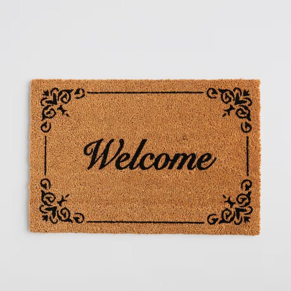 HOME & YOU Rohožka z kokosového vlákna "Welcome" 40 x 60 cm