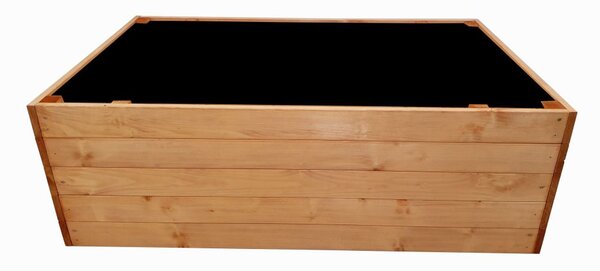 Dřevěný vyvýšený záhon COMFORT 125×78×41 cm, smrk