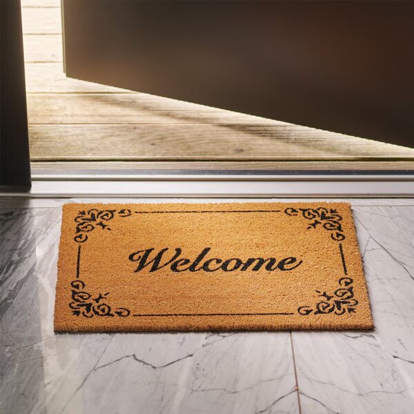 HOME & YOU Rohožka z kokosového vlákna "Welcome" 40 x 60 cm