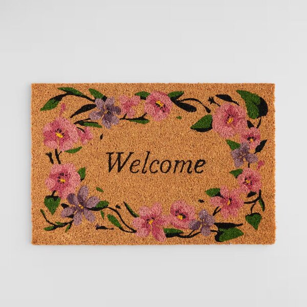 HOME & YOU Rohožka z kokosového vlákna "Welcome" 40 x 60 cm