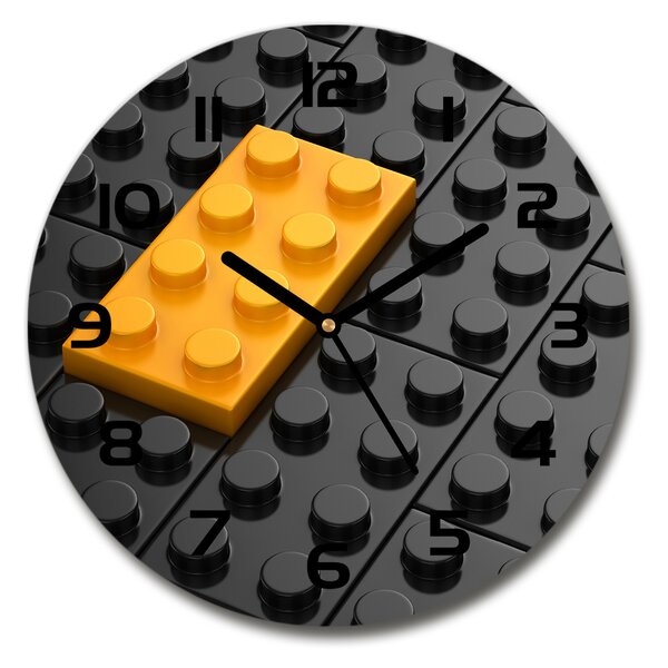 Skleněné hodiny kulaté Lego pl_zso_30_c-f_93866818