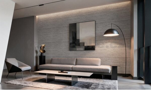 Samolepící lamely na zeď 3003, cena za kus, rozměr 100 cm x 60 cm, beton šedý, IMPOL TRADE