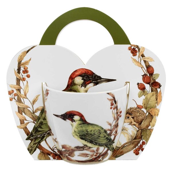 Porcelánový hrnek Woodpecker 460 ml