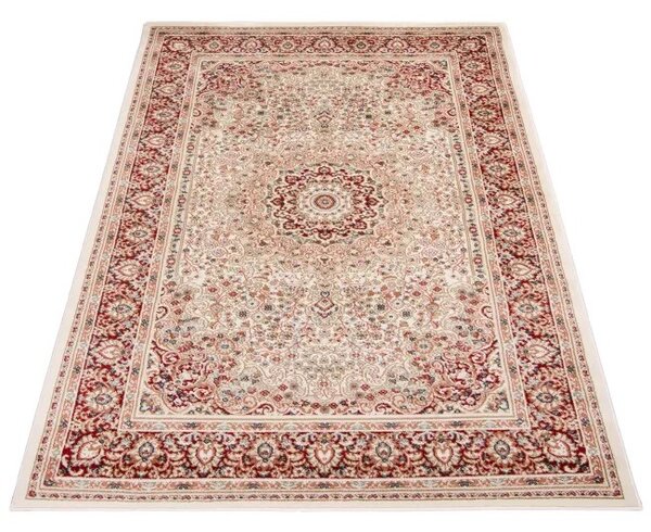 Makro Abra Kusový koberec klasický NEMRUT 8582T Bílý Červený Krémový Rozměr: 80x200 cm