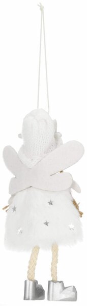 Vánoční ozdoba - Andílek v klobouku 14 cm