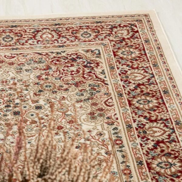 Makro Abra Kusový koberec klasický NEMRUT 8582T Bílý Červený Krémový Rozměr: 80x200 cm