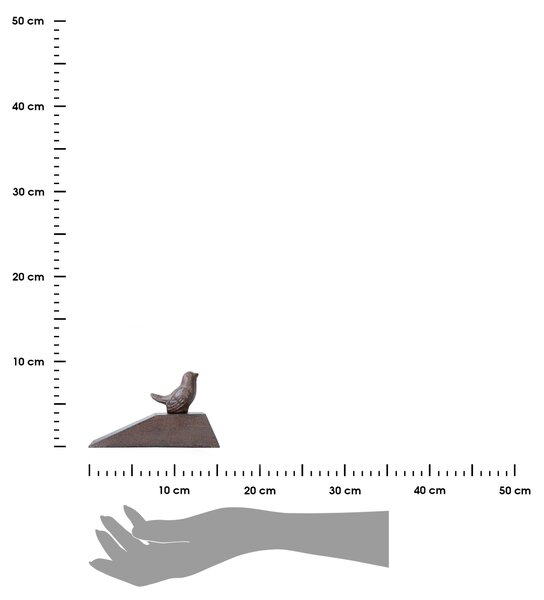Zarážka do dveří Bird, 9x15 cm