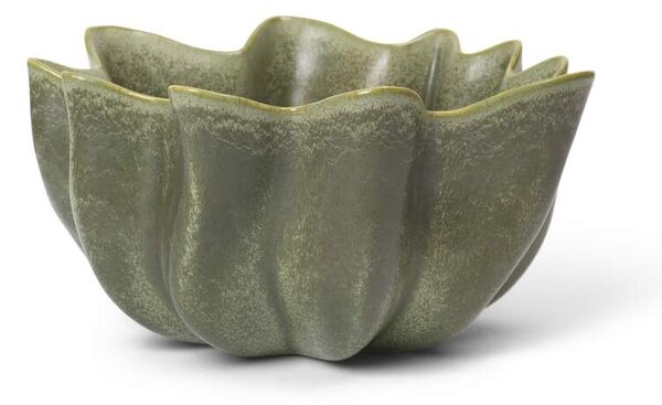 Ferm Living Mísa Nium Bowl Large, dark sage