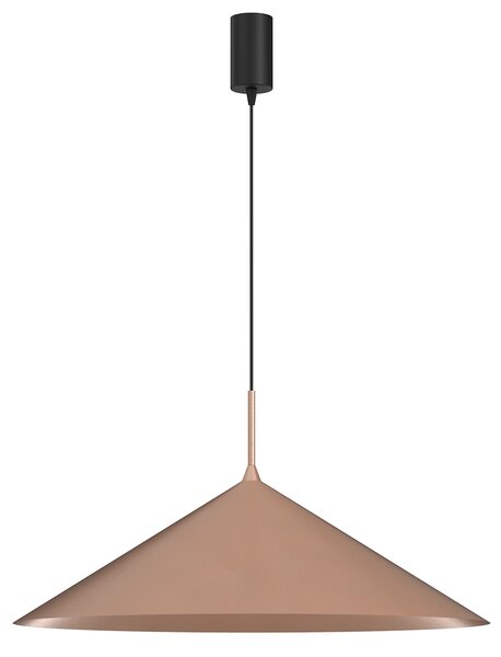Závěsné svítidlo Capital, 1x měděné kovové stínítko, (fi 60cm), b