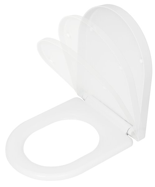Gamma Sewilla D4, WC sedátko 420x345mm, SoftClose, bílá lesklá, GMA-D4