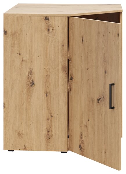 ROHOVÁ KOMODA, dub artisan, 71,5/83/71,5 cm Carryhome - Široké komody