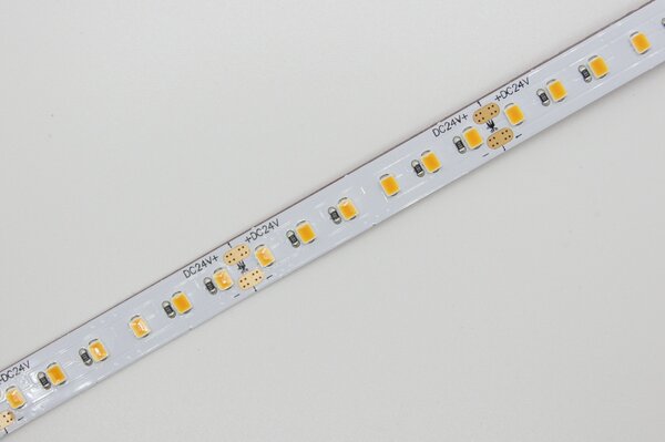 AMBER pásek 9,6W/m, 1800K, 10mm, PROFI, 24V, IP20, 120LED/m, 2835, 5let záruka