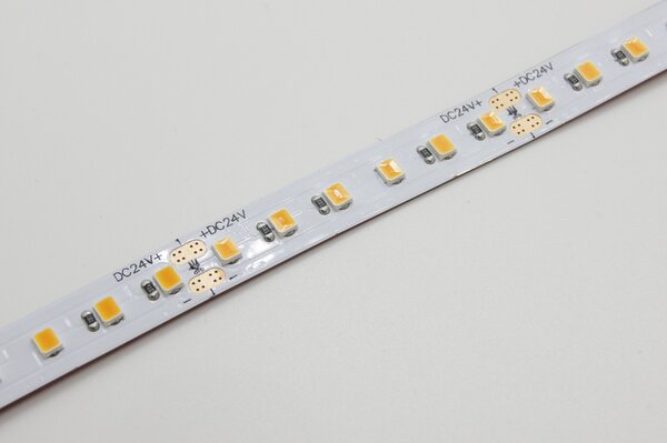 AMBER pásek 9,6W/m, 1800K, 10mm, PROFI, 24V, IP20, 120LED/m, 2835, 5let záruka