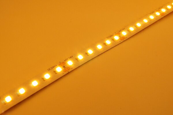 AMBER pásek 9,6W/m, 1800K, 10mm, PROFI, 24V, IP20, 120LED/m, 2835, 5let záruka