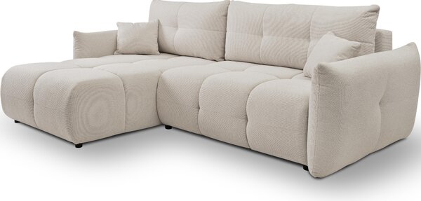 Rohová sedací souprava Basical (taupe) (L). Akce -26%