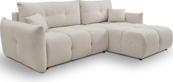 Rohová sedací souprava Basical (taupe) (P). Akce -26%