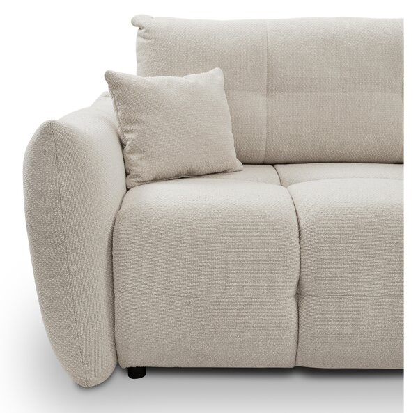 Rohová sedací souprava Basical (taupe) (P). Akce -26%