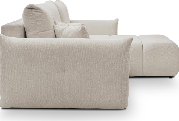 Rohová sedací souprava Basical (taupe) (P). Akce -26%