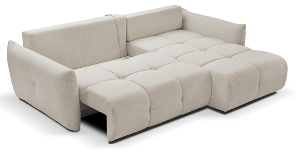 Rohová sedací souprava Basical (taupe) (P). Akce -26%