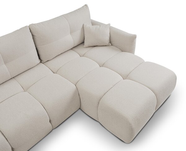 Rohová sedací souprava Basical (taupe) (P). Akce -26%