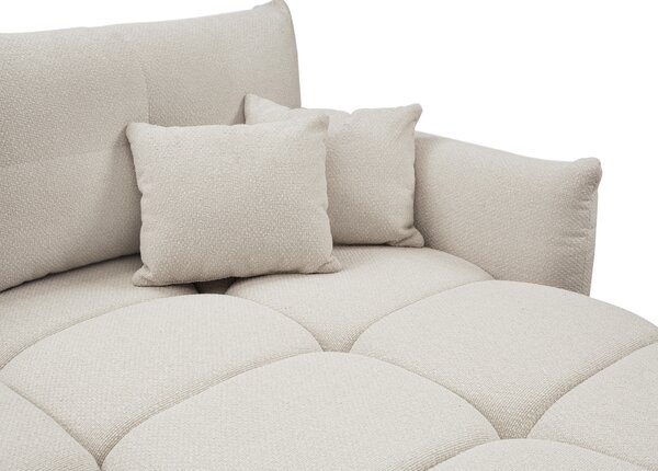Rohová sedací souprava Basical (taupe) (P). Akce -26%