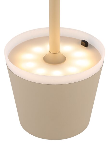Globo Lighting Solar solární stojací lampa 6x0.06 W písková 36637S