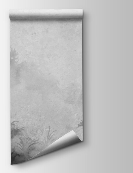 Fototapeta Černobílý obraz stromů a keřů, Přírodní fototapety, Populární fototapety, w08862v1 - Tapeko.co.cz