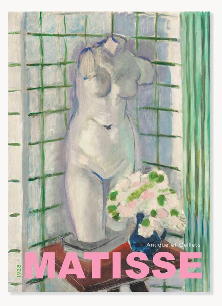 Plakát Henri Matisse - Antique et Oeillets