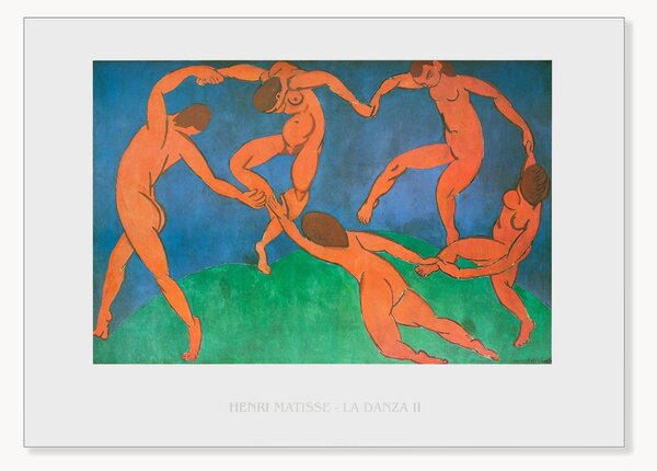 Plakát Henri Matisse - La Danza II