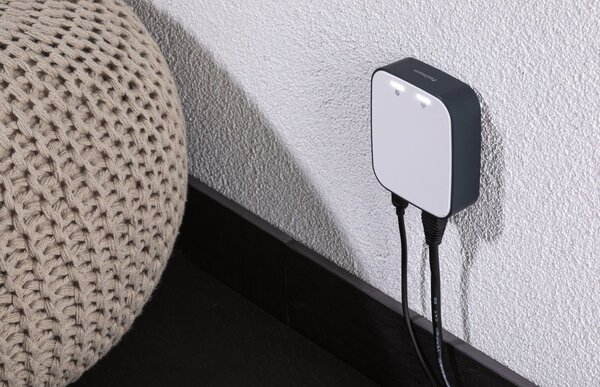 P 5173 Plug & Shine startovací sada Smart Home smik + LED zápich Sting 3000K 3x6,4W 75VA bílá/antracit - PAULMANN