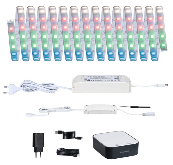 P 5179 MaxLED 500 startovací sada Smart Home smik Gateway + LED Strip RGBW základní sada - PAULMANN