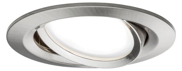 P 5180 Startovací sada Smart Home smik Gateway nástěnný ovladač + LED vestavné svítidlo Nova Plus Coin základní sada výklopné měnitelná bílá - PAULMANN