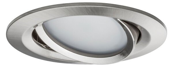 P 5180 Startovací sada Smart Home smik Gateway nástěnný ovladač + LED vestavné svítidlo Nova Plus Coin základní sada výklopné měnitelná bílá - PAULMANN