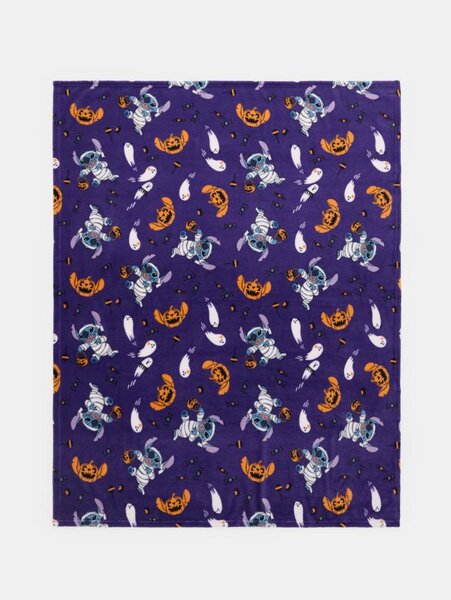 Sinsay - Přehoz s motivem Halloween Stitch - fialová