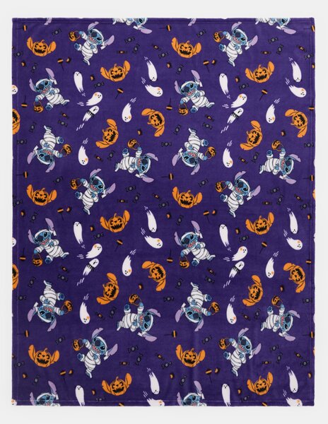 Sinsay - Přehoz s motivem Halloween Stitch - fialová