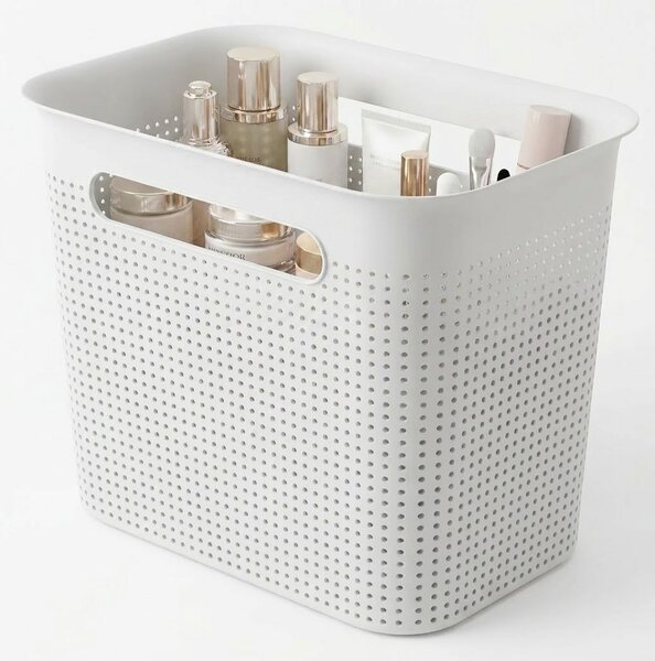 Rotho Úložný box s madly BRISEN 7l, 26x18x21cm, bílý
