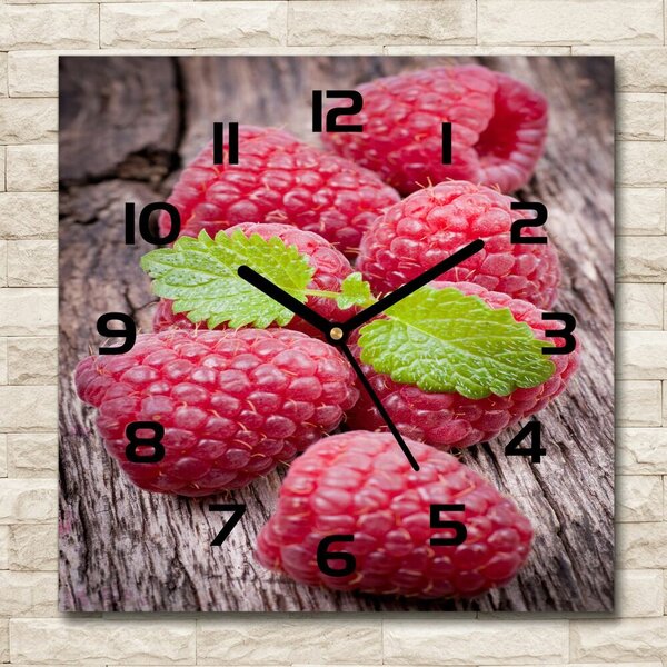 Skleněné nástěnné hodiny čtverec Maliny pl_zsk_30x30_c-f_49999804