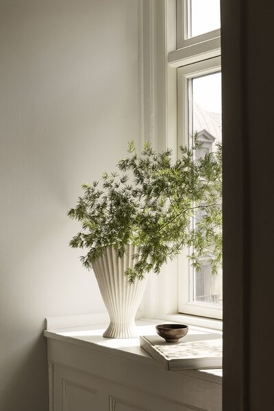 Designová váza Fountain Off White