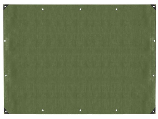 Krycí plachta s oky 3x5 m, 120g PE, zelená SPRINGOS PROTECT