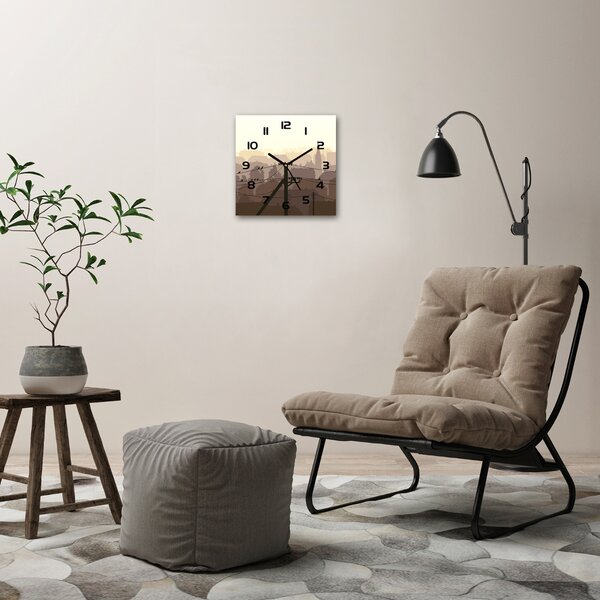 Skleněné hodiny město vysoké napětí 30x30 Město vysoké napětí pl_zsk_30x30_c-f_57666255