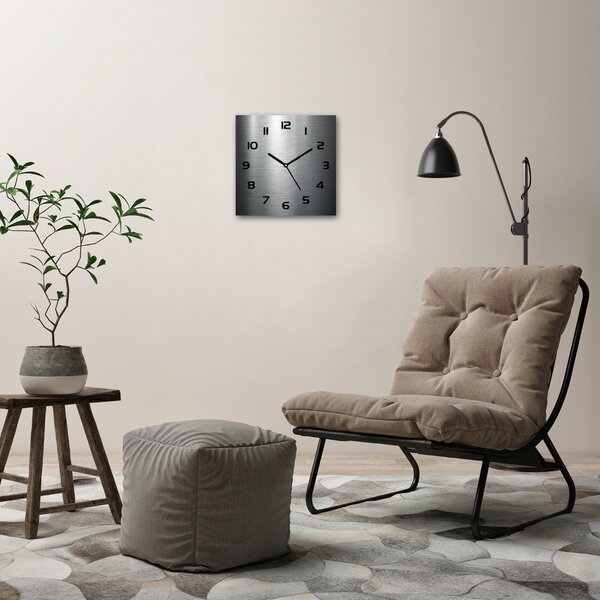 Skleněné hodiny čtverec Metalové pozadí pl_zsk_30x30_c-f_60987278