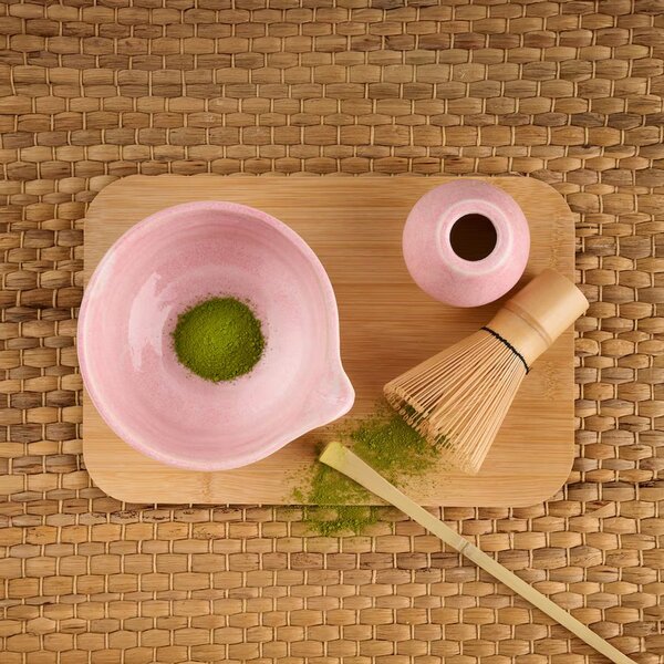 HOME & YOU Matcha set 4 ks - růžová