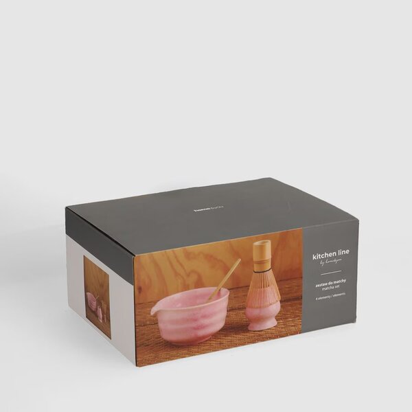 HOME & YOU Matcha set 4 ks - růžová
