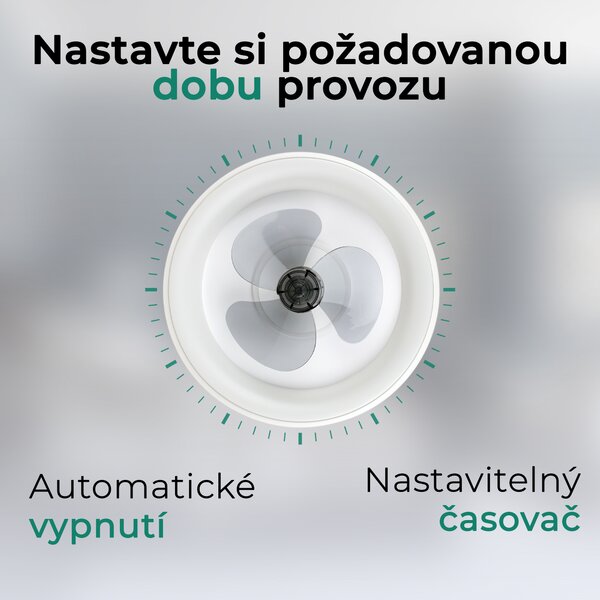 Noaton 15050W Furud, bílá, stropní ventilátor se světlem (Použitý, Záruka 21 měsíců)
