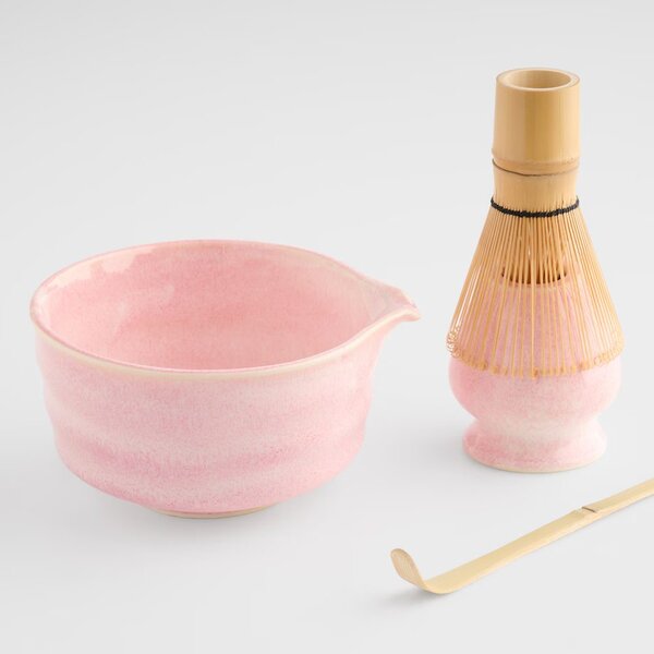 HOME & YOU Matcha set 4 ks - růžová