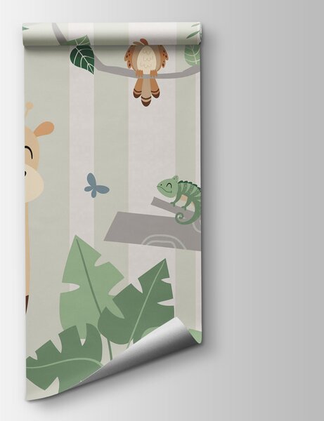 Fototapeta Skupina zvířat v džungli, Přírodní fototapety, Populární fototapety, w03376v1 - Tapeko.co.cz