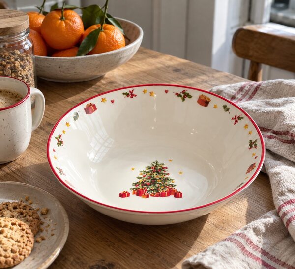 HOME & YOU Miska stromek 18 cm - bílá